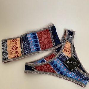 Zaful bandeau bikini set